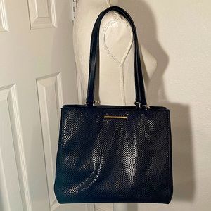 Anne Klein Black Shoulder Bag